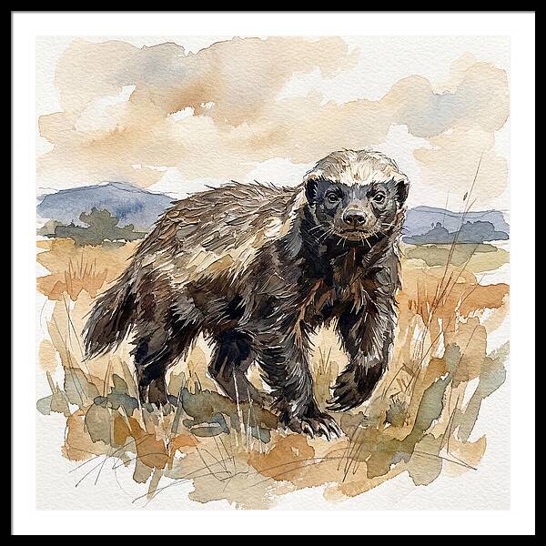 Honey Badger In Nature