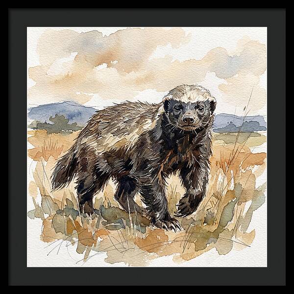 Honey Badger In Nature