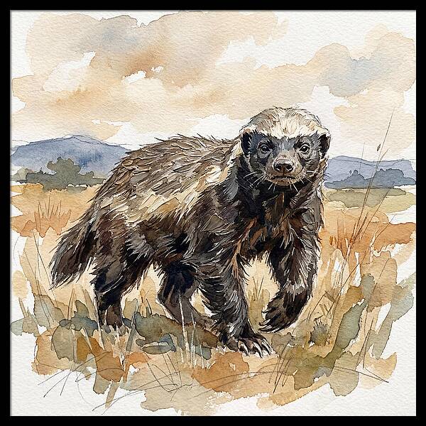Honey Badger In Nature