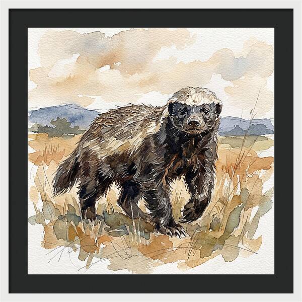 Honey Badger In Nature