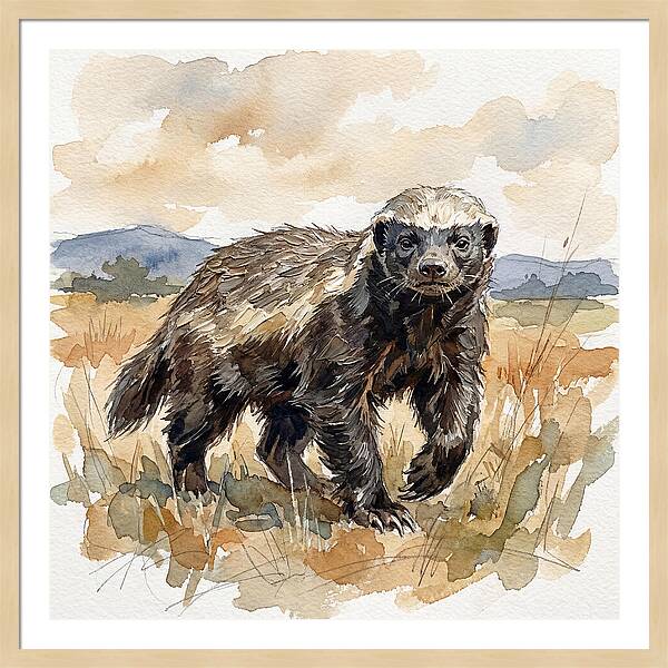 Honey Badger In Nature