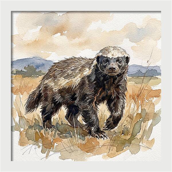 Honey Badger In Nature