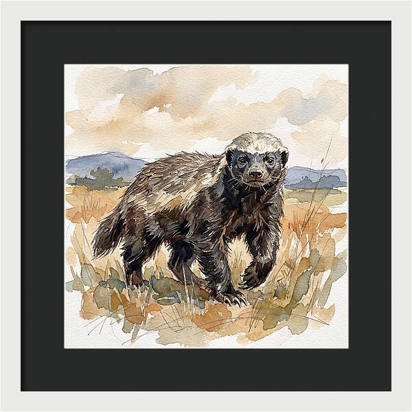 Honey Badger In Nature