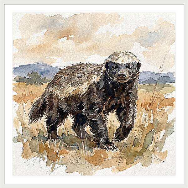 Honey Badger In Nature