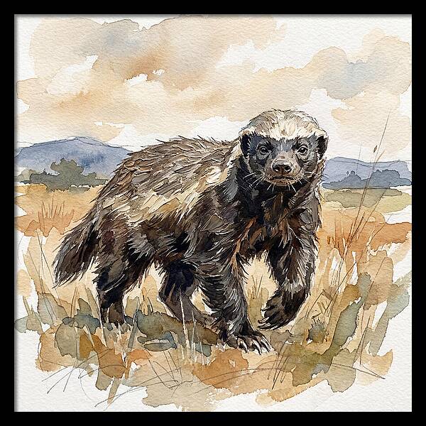 Honey Badger In Nature