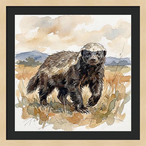 Honey Badger In Nature
