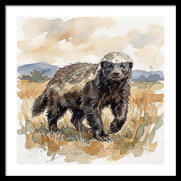 Honey Badger In Nature