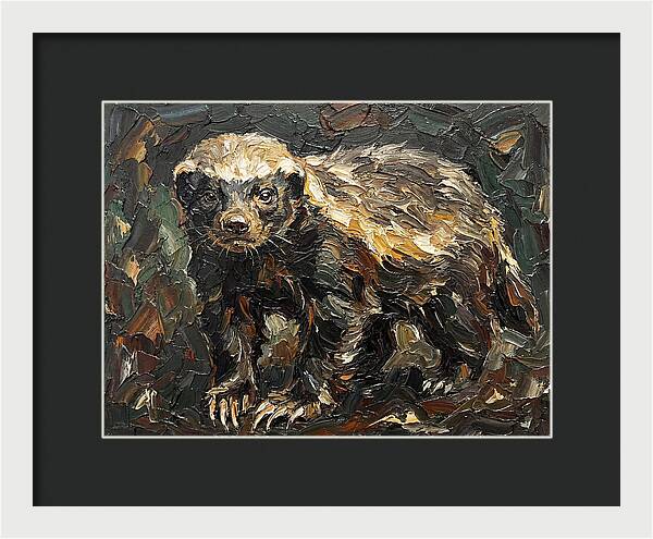 Honey Badger In Realistic Detail