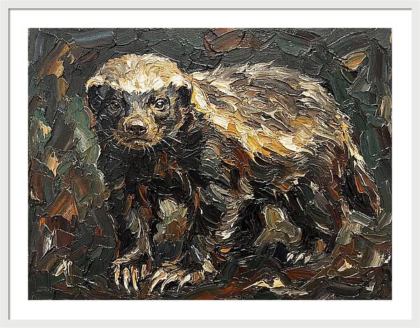 Honey Badger In Realistic Detail