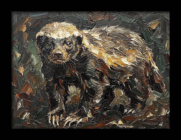 Honey Badger In Realistic Detail