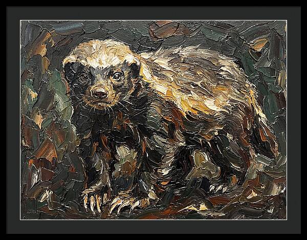 Honey Badger In Realistic Detail