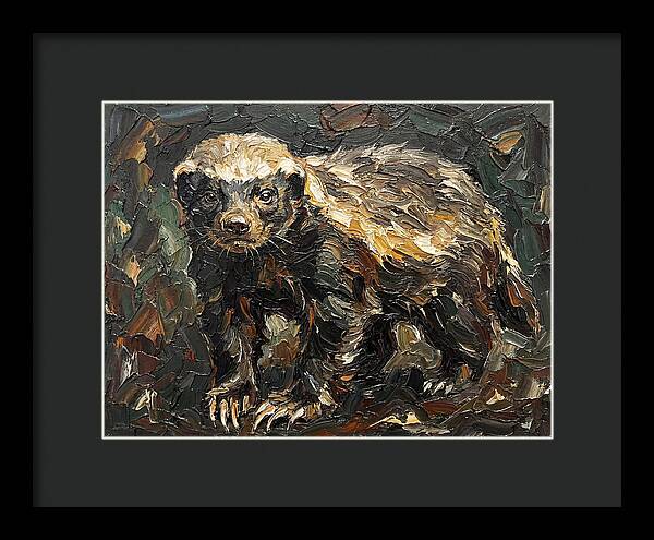 Honey Badger In Realistic Detail