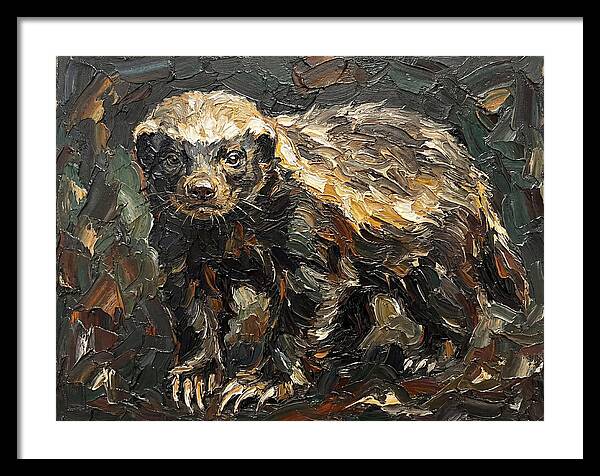 Honey Badger In Realistic Detail