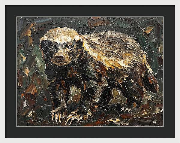 Honey Badger In Realistic Detail