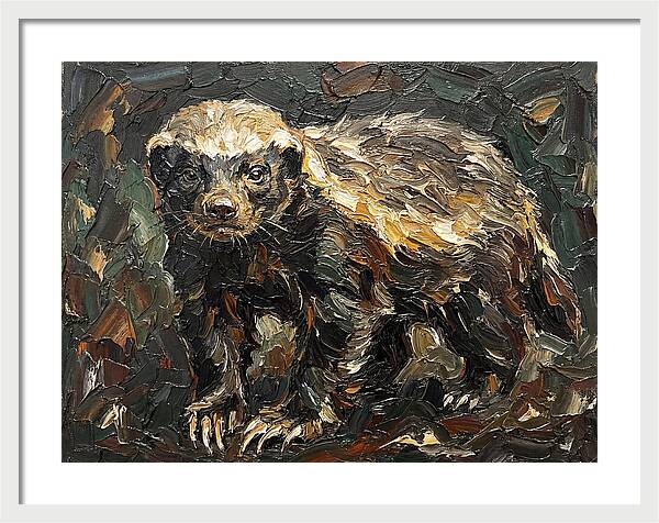 Honey Badger In Realistic Detail