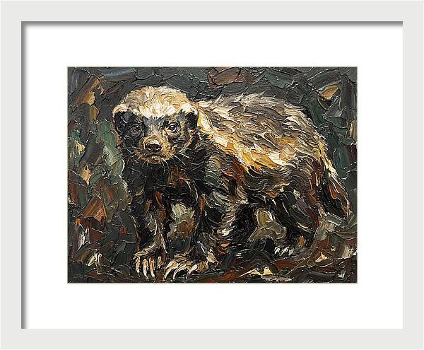 Honey Badger In Realistic Detail