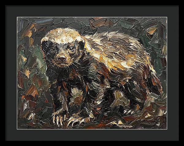 Honey Badger In Realistic Detail