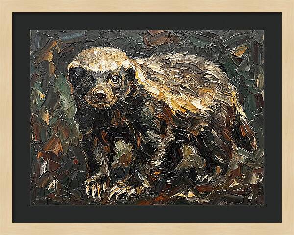 Honey Badger In Realistic Detail