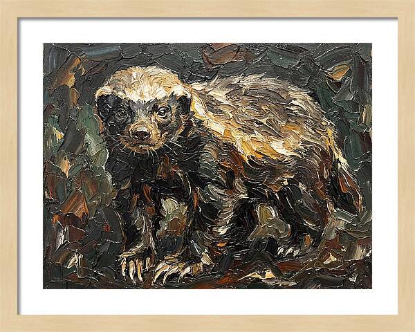 Honey Badger In Realistic Detail