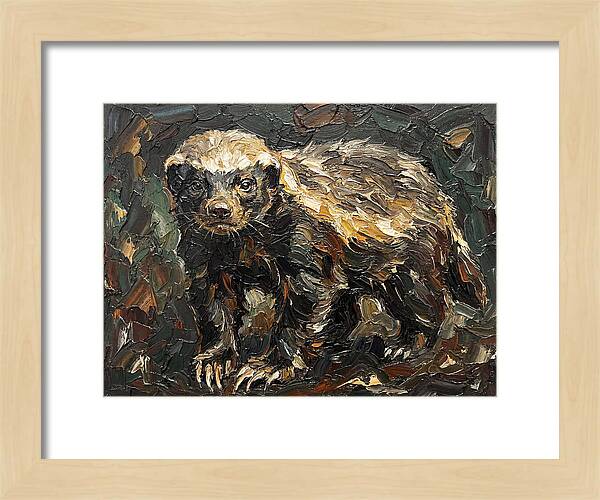 Honey Badger In Realistic Detail