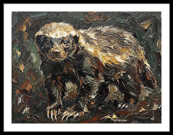Honey Badger In Realistic Detail