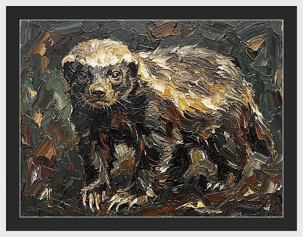 Honey Badger In Realistic Detail