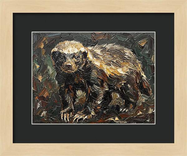 Honey Badger In Realistic Detail