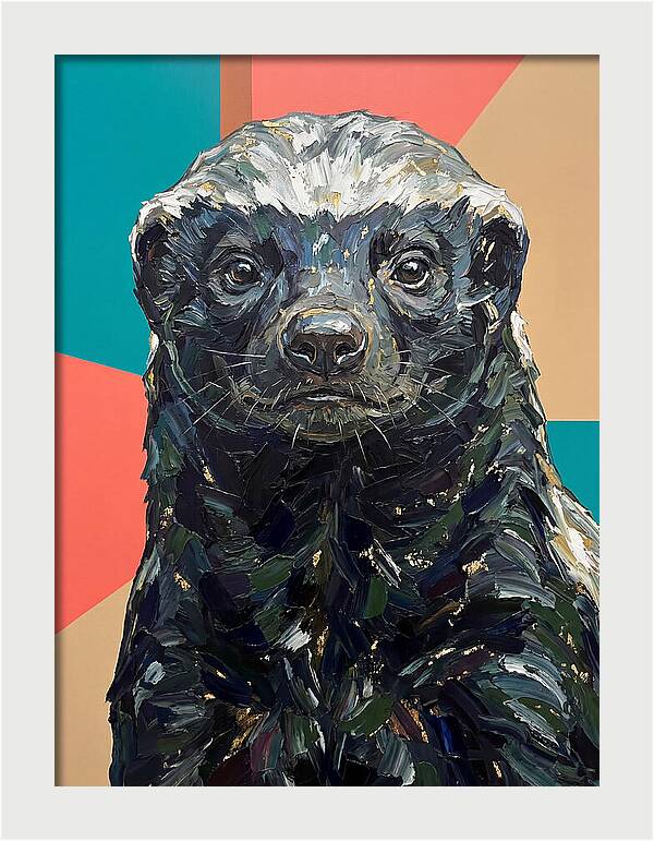 Honey Badger Portrait