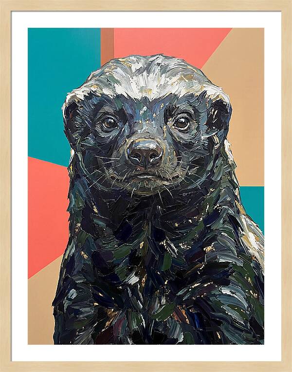 Honey Badger Portrait