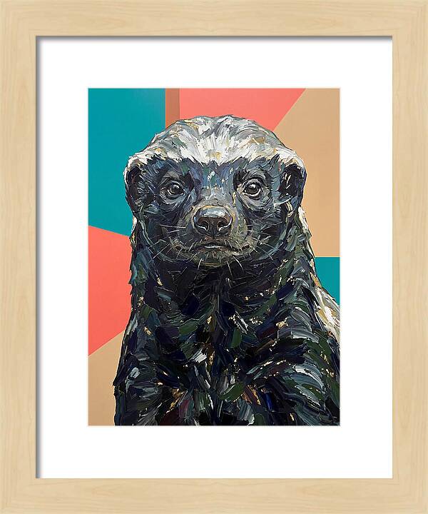 Honey Badger Portrait