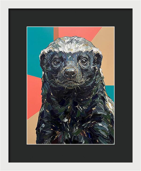 Honey Badger Portrait