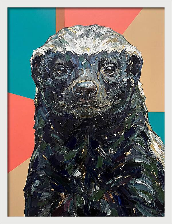 Honey Badger Portrait