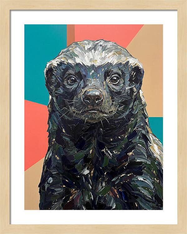 Honey Badger Portrait