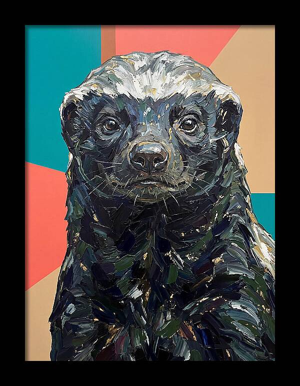 Honey Badger Portrait