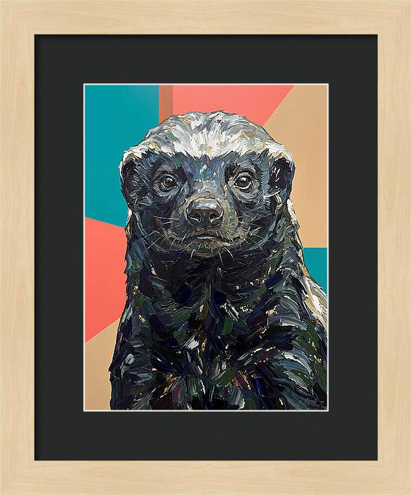 Honey Badger Portrait