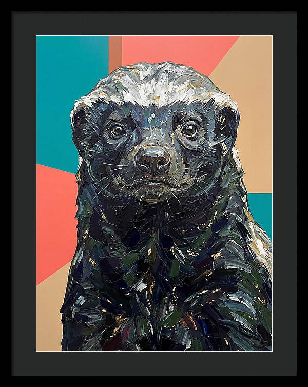 Honey Badger Portrait