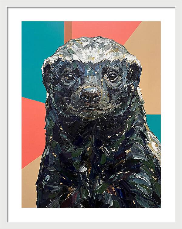 Honey Badger Portrait
