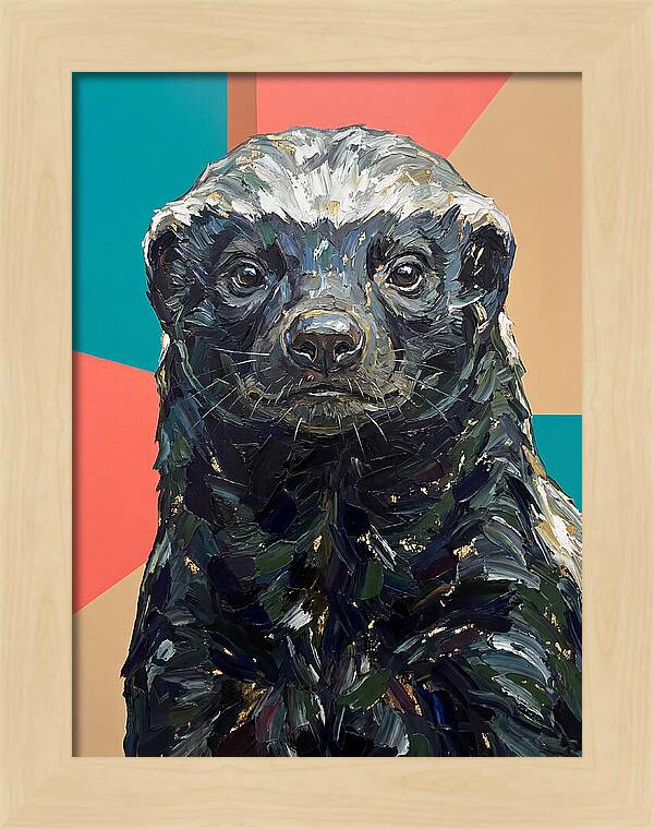 Honey Badger Portrait