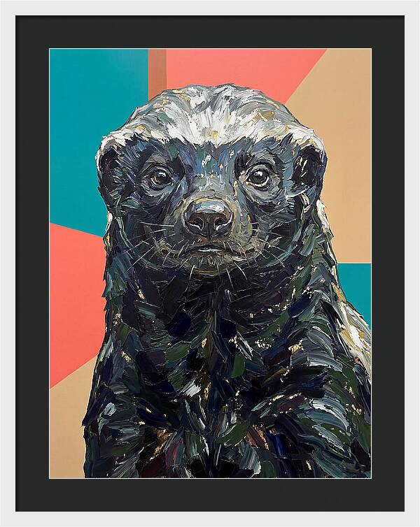 Honey Badger Portrait