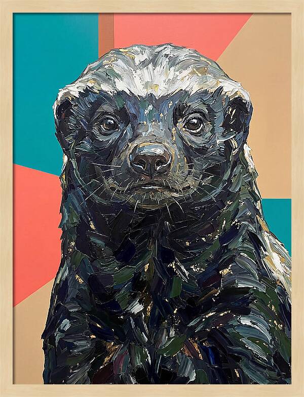 Honey Badger Portrait