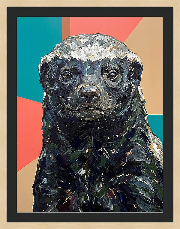 Honey Badger Portrait