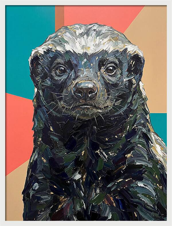 Honey Badger Portrait