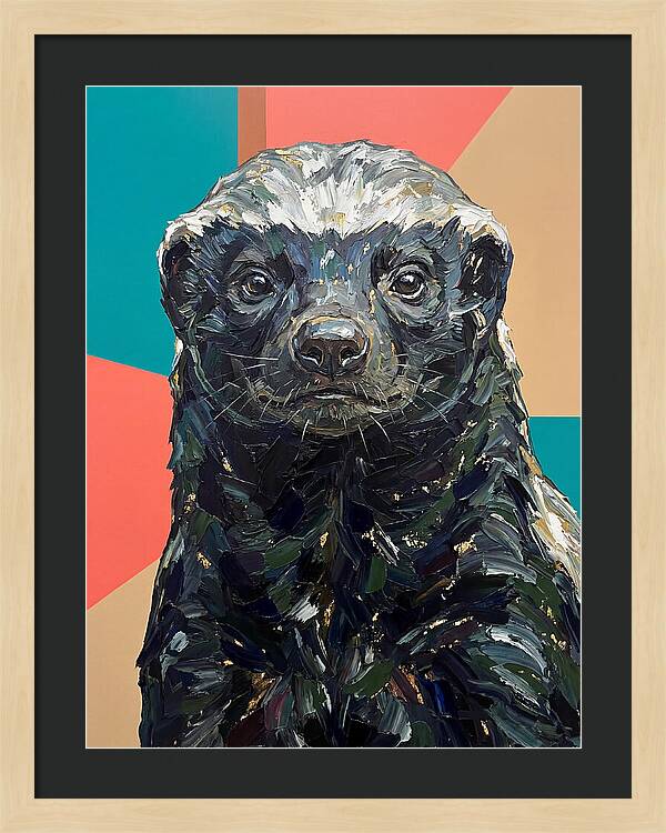 Honey Badger Portrait