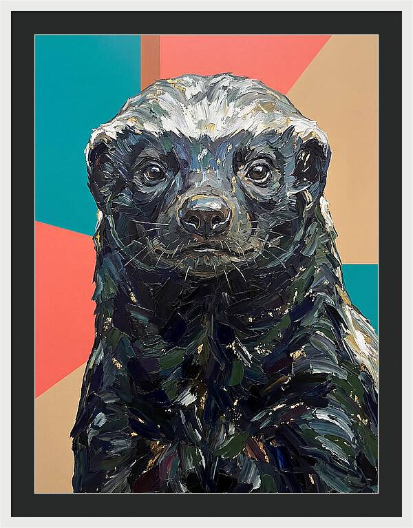Honey Badger Portrait