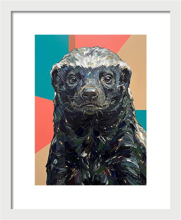 Honey Badger Portrait