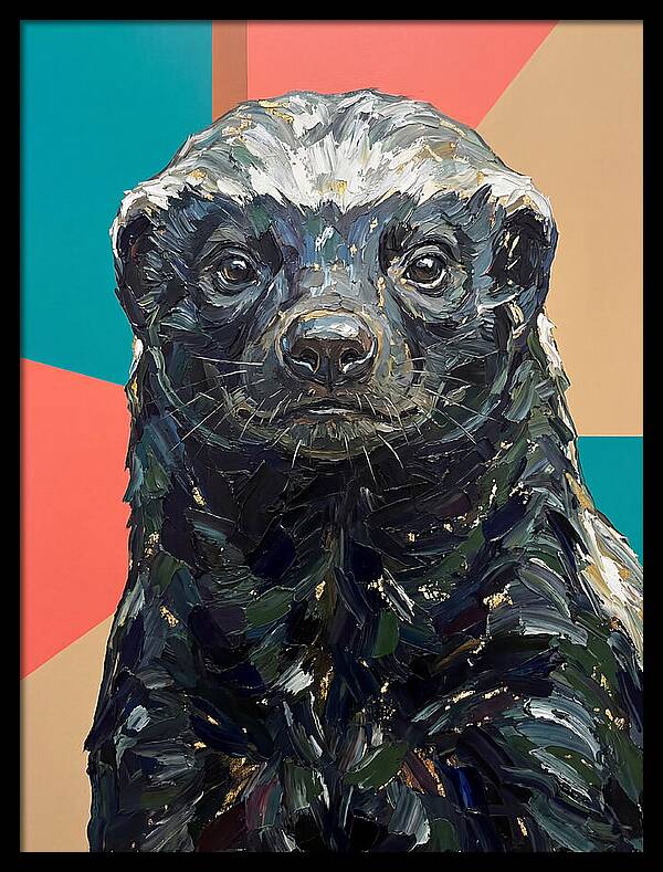 Honey Badger Portrait