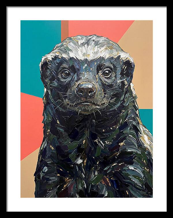 Honey Badger Portrait