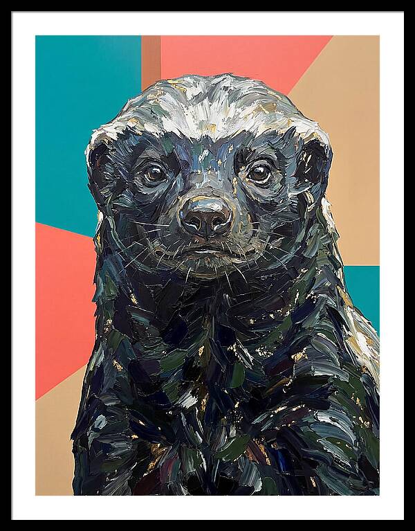 Honey Badger Portrait