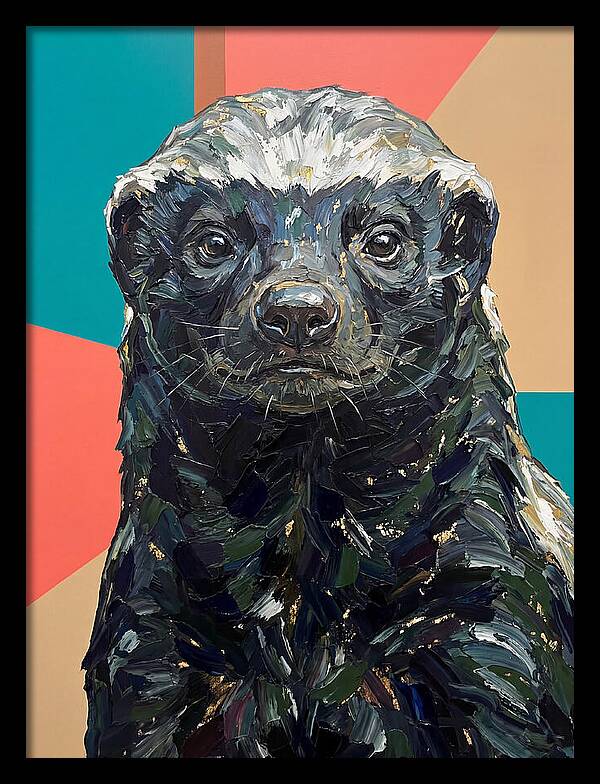 Honey Badger Portrait