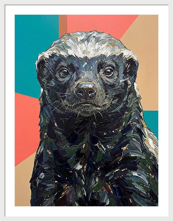 Honey Badger Portrait